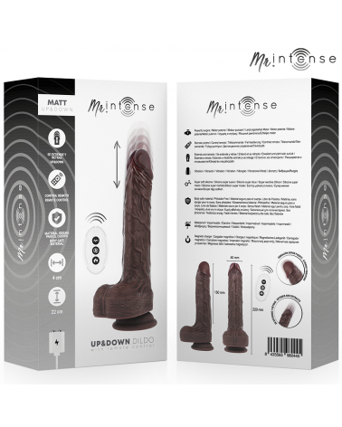 MR INTENSE - MATT REALISTICO MULTIFUNZIONE CON VIBRAZIONE SU E GIÙ TELECOMANDO 22 CM -O- 4 CM