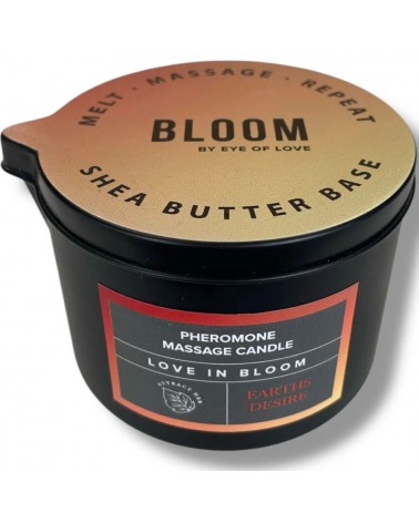 EYE OF LOVE - BLOOM CANDELA DA MASSAGGIO SATIVA EARTHS DESIRE 150 ML