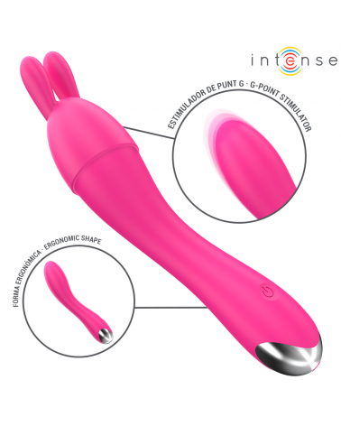 INTENSE - CHER VIBRATORE CON TESTINE INTERCAMBIABILI