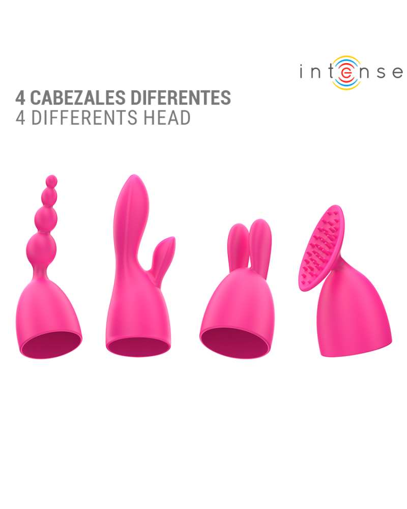 INTENSE - CHER VIBRATORE CON TESTINE INTERCAMBIABILI