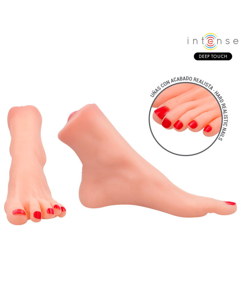 INTENSE DEEP TOUCH - MASTURBATORE A FORMA DI PIEDE IN DUE PEZZI GABBIE