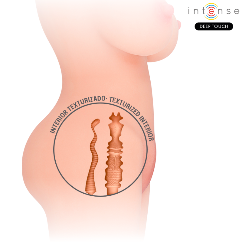 INTENSE DEEP TOUCH - JESSE TORSO DOPPIA VAGINA E MASTURBATORE ANO
