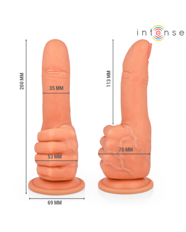 INTENSE - BENDER STIMOLATORE PUNTO G FLESSIBILE MANO 11,3 CM