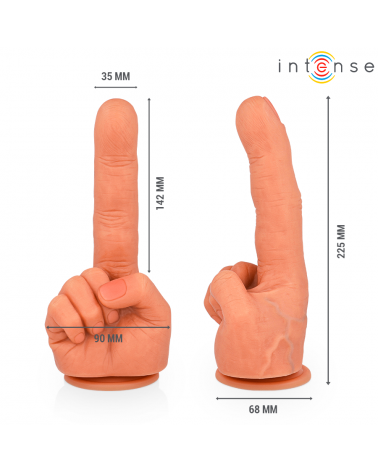 INTENSE - HUBERT STIMOLATORE PUNTO G FLESSIBILE MANO 14,2 CM