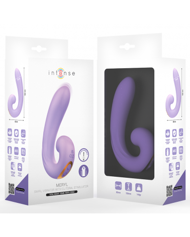 INTENSE - STIMOLATORE CLITORIDEO A DOPPIA VIBRAZIONE MERYL