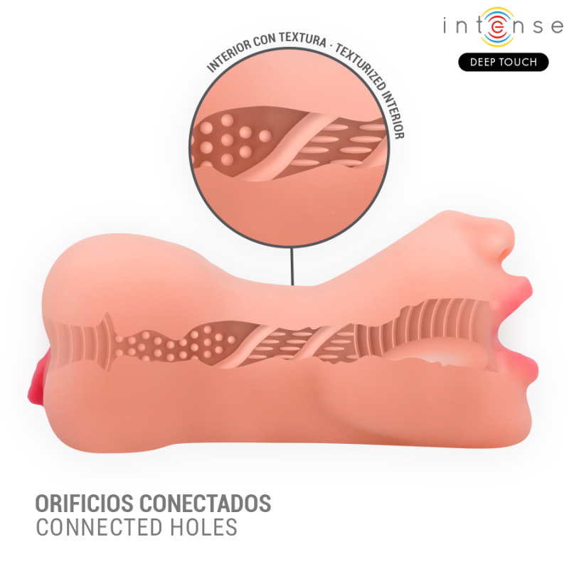 INTENSE DEEP TOUCH - MASTURBATORE RILEY A DOPPIA BOCCA E VAGINA
