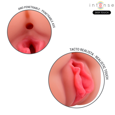INTENSE DEEP TOUCH - MASTURBATORE RILEY A DOPPIA BOCCA E VAGINA