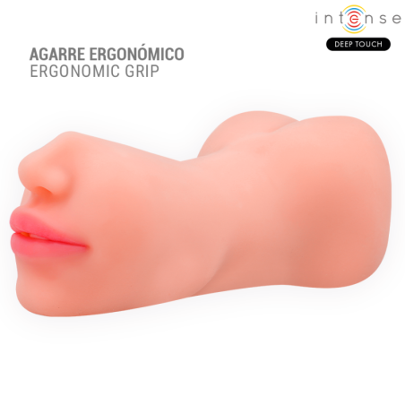 INTENSE DEEP TOUCH - MASTURBATORE RILEY A DOPPIA BOCCA E VAGINA