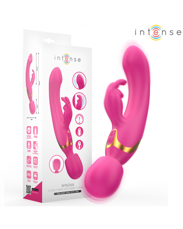 INTENSE - WINONA DOPPIO VIBRATORE CONIGLIO E BACCHETTA