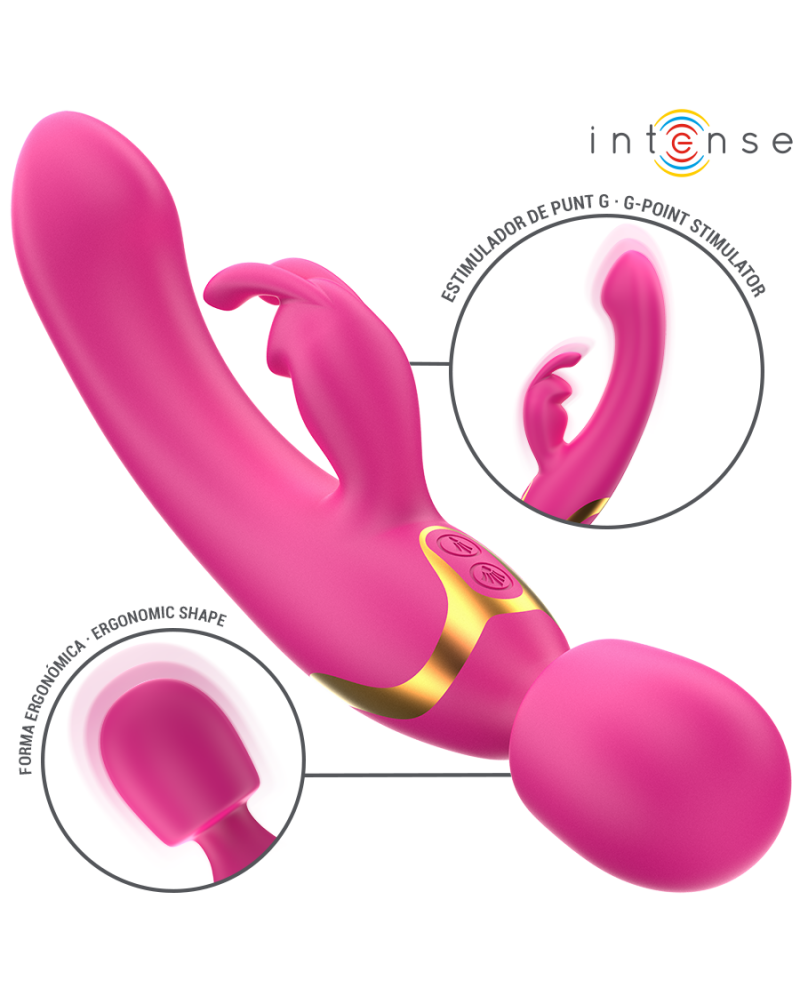 INTENSE - WINONA DOPPIO VIBRATORE CONIGLIO E BACCHETTA