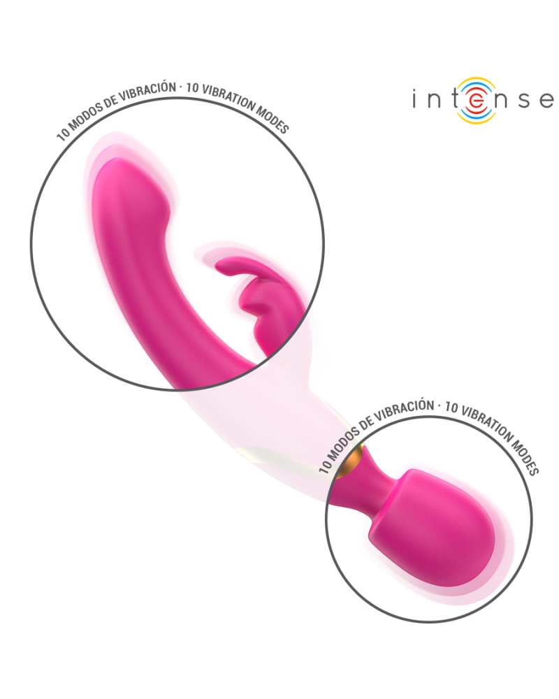 INTENSE - WINONA DOPPIO VIBRATORE CONIGLIO E BACCHETTA