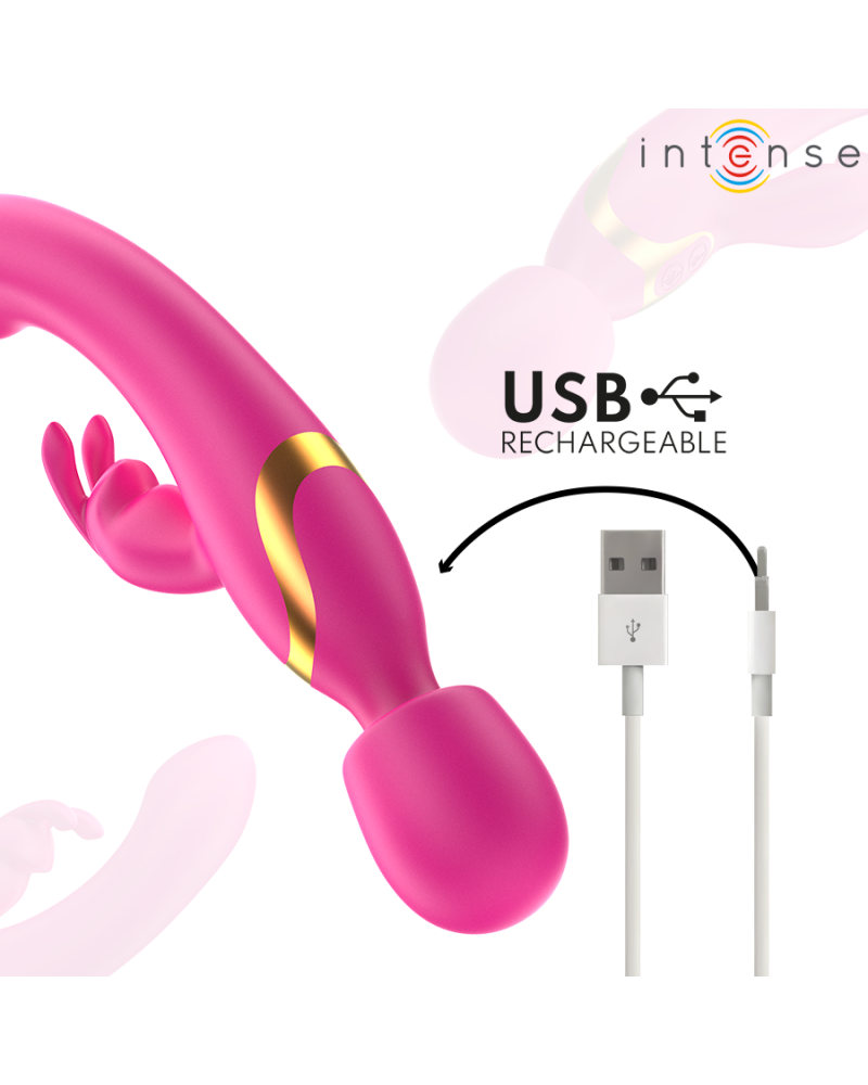 INTENSE - WINONA DOPPIO VIBRATORE CONIGLIO E BACCHETTA
