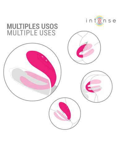 INTENSE - JULIA DOPPIO VIBRATORE STIMOLATORE A MORSETTO CON TELECOMANDO