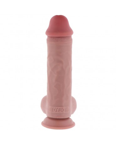 GET REAL - PENE REALISTICO DELUXE CON TESTICOLI EXTRA SPESSI 28 CM