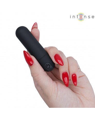 INTENSE - KAREN MINI PROIETTILE VIBRANTE RICARICABILE NERO 2