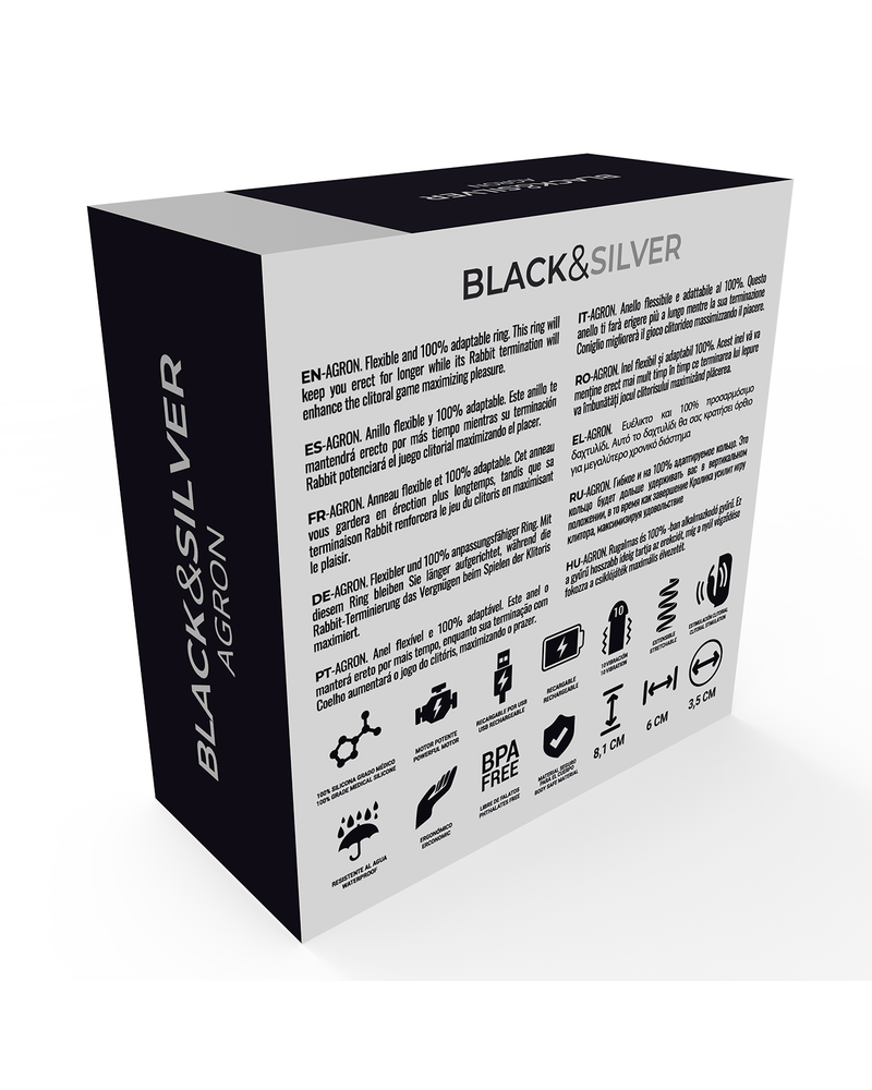 BLACKSILVER - ANELLO AGRON 2.O