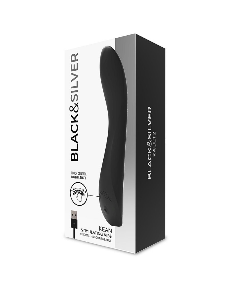 BLACKSILVER - VIBRATORE KEAN TOUCH CONTROL