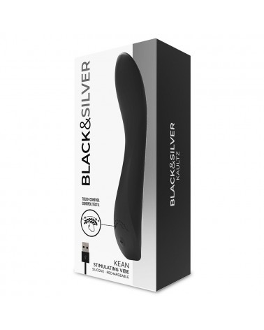 BLACKSILVER - VIBRATORE KEAN TOUCH CONTROL