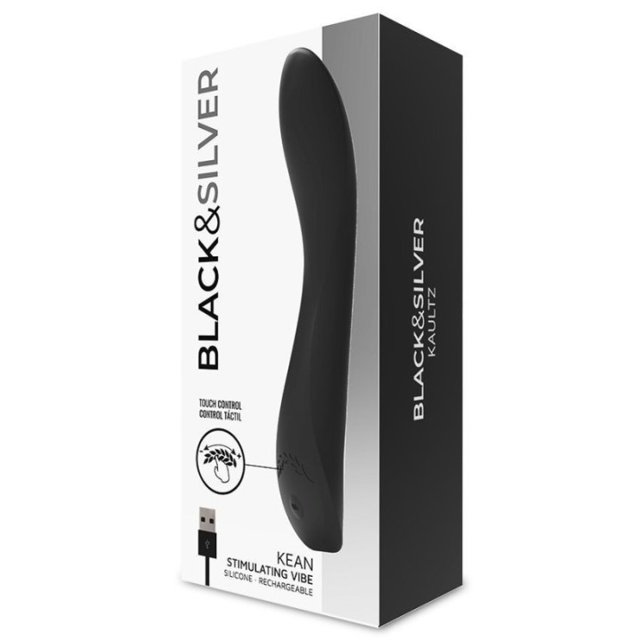 BLACKSILVER - VIBRATORE KEAN TOUCH CONTROL