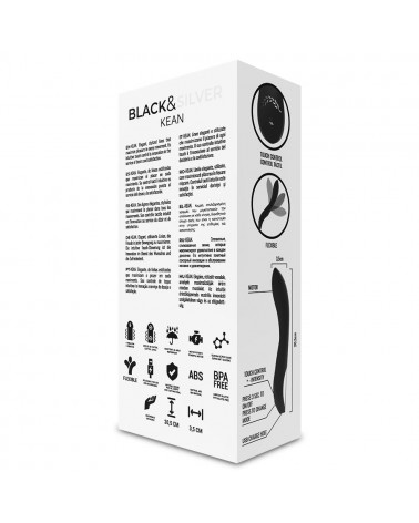 BLACKSILVER - VIBRATORE KEAN TOUCH CONTROL