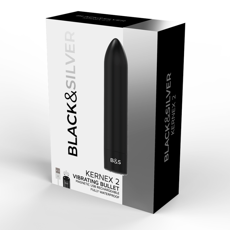 BLACKSILVER - KERNEX 2 PROIETTILE MAGNETICO VIBRANTE NERO
