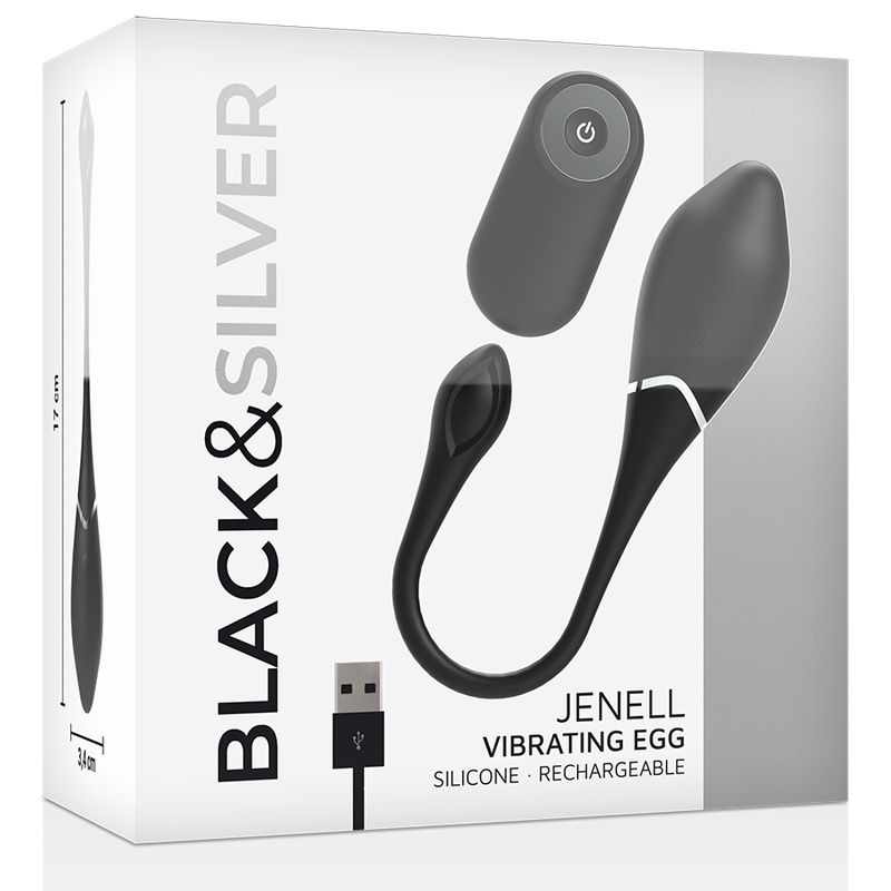 BLACKSILVER - UOVO VIBRANTE RICARICABILE JENELL