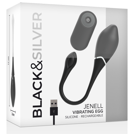 BLACKSILVER - UOVO VIBRANTE RICARICABILE JENELL