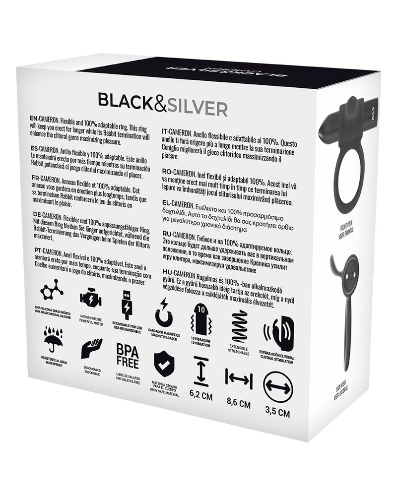 BLACKSILVER - OROLOGIO COCKRING CON TELECOMANDO CAMERONME