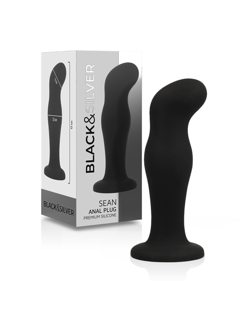 BLACKSILVER - SEAN PLUG ANALE PREMIUM IN SILICONE NERO