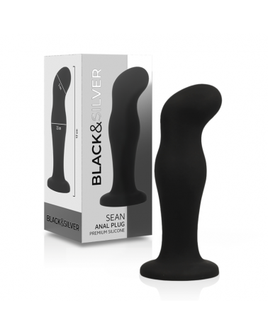 BLACKSILVER - SEAN PLUG ANALE PREMIUM IN SILICONE NERO