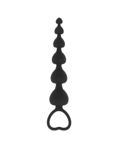 BLACKSILVER - MILA ANALE CATENA DI CUORI 18 CM