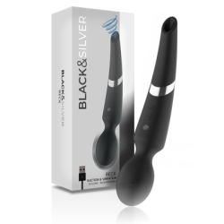 BLACKSILVER - BECK BACCHETTA E VENTOSA 2 IN 1 IN SILICONE