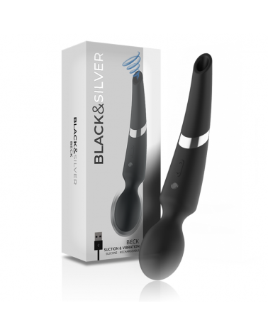 BLACKSILVER - BECK BACCHETTA E VENTOSA 2 IN 1 IN SILICONE