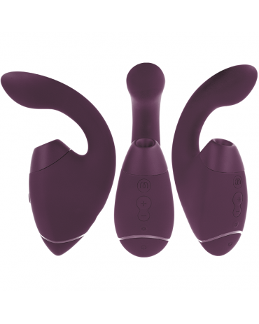 WOMANIZER - DUO NEXT STIMOLATORE DOPPIO CLITORIDEO E PUNTO G VIOLA SCURO 2