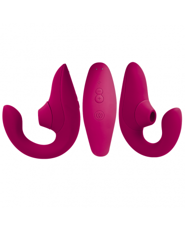 WOMANIZER - VIBRATORE STIMOLATORE CONIGLIO BLEND ROSA VIBRANTE 2