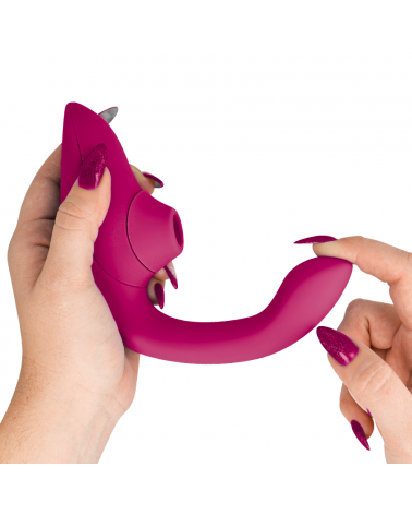WOMANIZER - VIBRATORE STIMOLATORE CONIGLIO BLEND ROSA VIBRANTE
