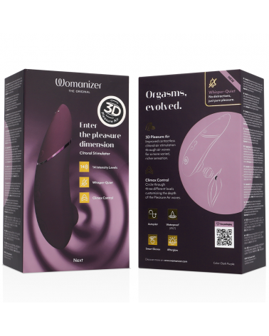 WOMANIZER - NEXT STIMOLATORE CLITORIDEO VIOLA SCURO