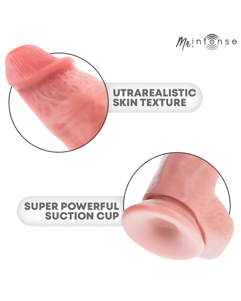 MR INTENSE - DILDO IN SILICONE SPENCER CON PENE GRANDE 25,5 CM -Ø- 6,2 CM