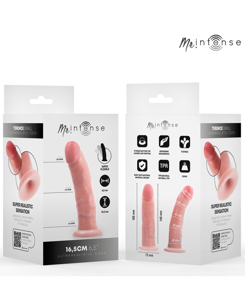 MR INTENSE - PICCOLO DILDO TERENCE 16,5 CM -Ø- 4,6 CM
