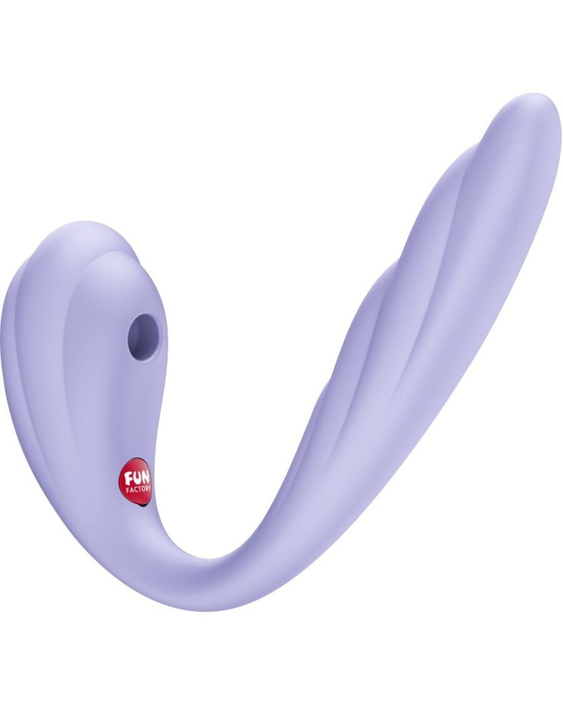 FUN FACTORY - VIBRATORE A DOPPIO IMPULSO D'ARIA INSERIBILE VIVACE VIOLA