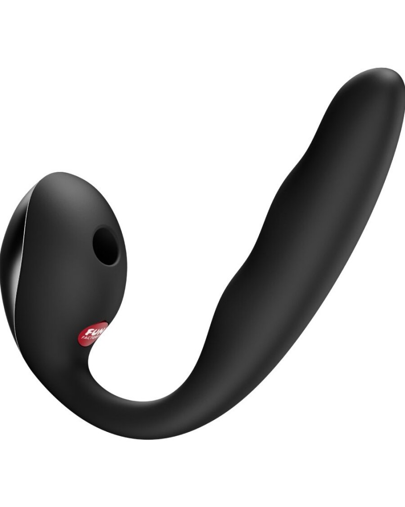 FUN FACTORY - VIBRATORE ALLEGRO INSERIBILE A DOPPIO IMPULSO D'ARIA NERO