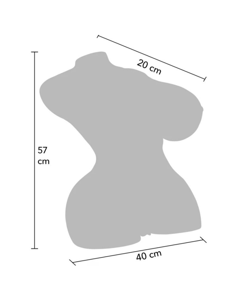 DESIDERIO NASCOSTO - MASTURBATORE FEMMINILE MEGA TROIA CON TORSO DA 22 KG