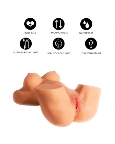 DESIDERIO NASCOSTO - MASTURBATORE FEMMINILE MEGA TROIA CON TORSO DA 22 KG