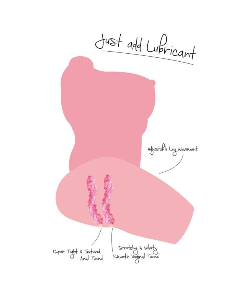 DESIDERIO NASCOSTO - GRANDE TROIA UNIVERSITARIA TORSO MASTURBATORE FEMMINILE 15 KG