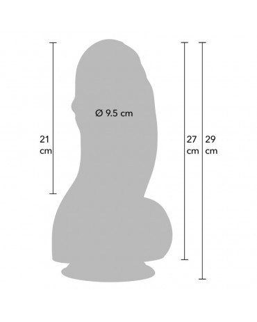 HIDDEN DESIRE - INFERNO DILDO FAT BOYS 27 CM 2