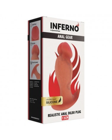 HIDDEN DESIRE - INFERNO REALISTICO DILATATORE ANALE 13 CM