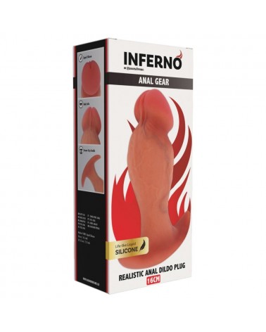 HIDDEN DESIRE - INFERNO REALISTICO DILATATORE ANALE 16 CM