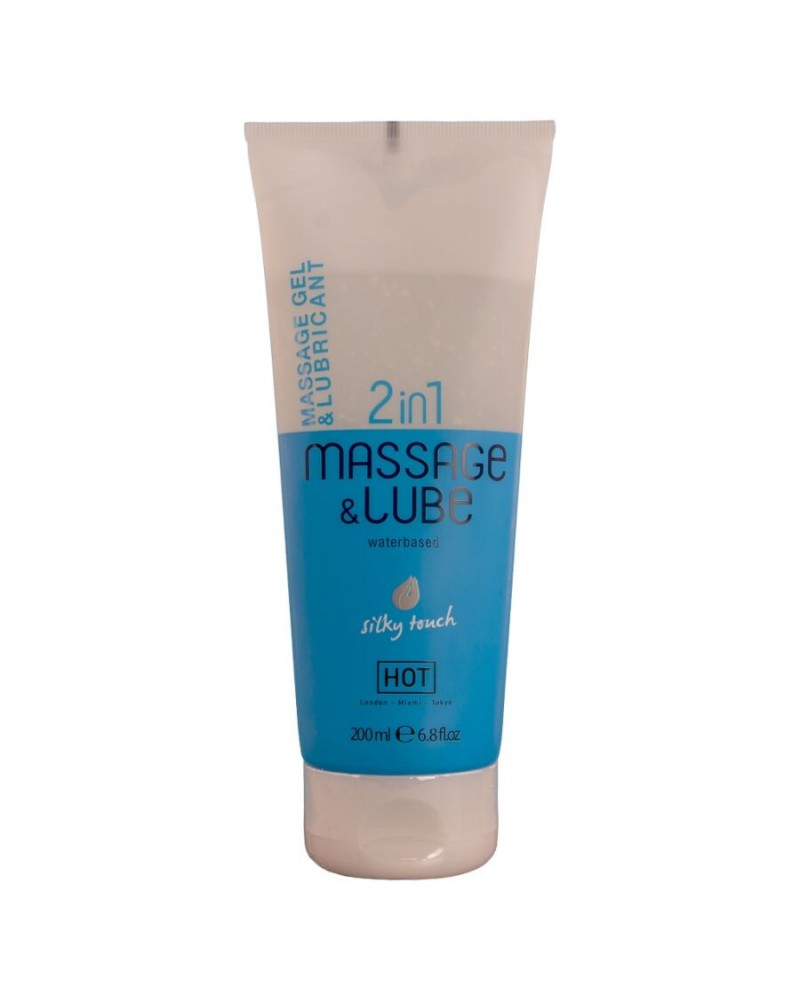 HOT - MASSAGE  GLIDE GEL 2IN1 TOCCO SETOSO 200 ML