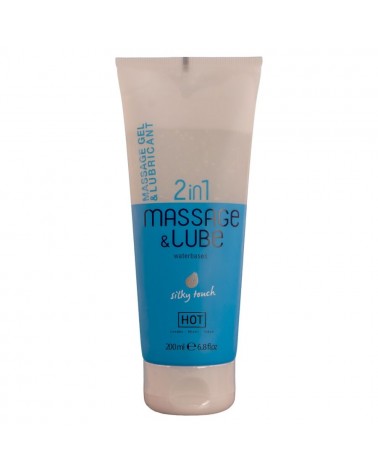 HOT - MASSAGE  GLIDE GEL 2IN1 TOCCO SETOSO 200 ML