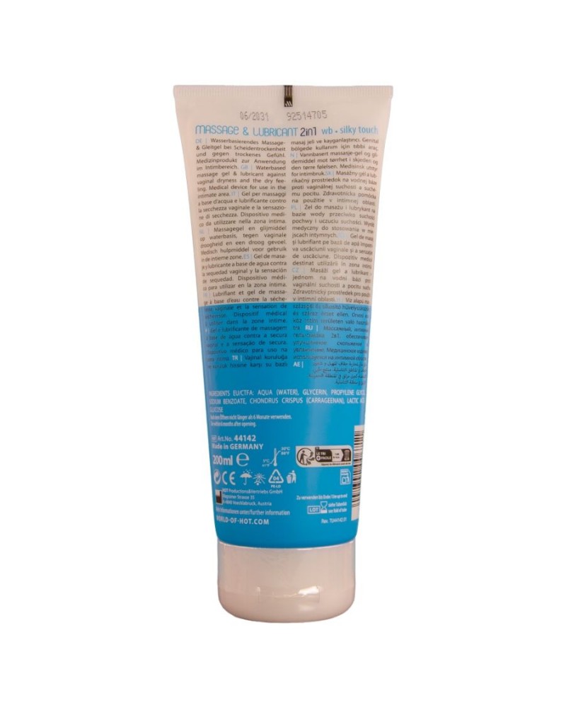 HOT - MASSAGE  GLIDE GEL 2IN1 TOCCO SETOSO 200 ML